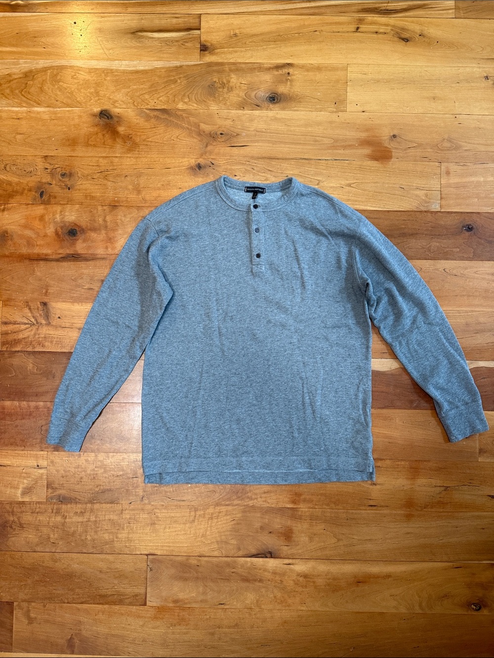Banana Republic Men's Double-Knit Long-Sleeve Henley
